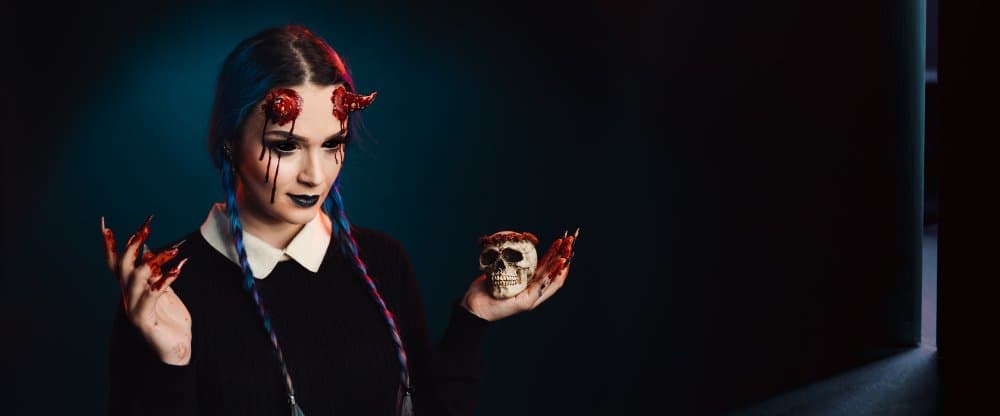 Gothic Devil Woman by Tim Paza May — canvas wall art