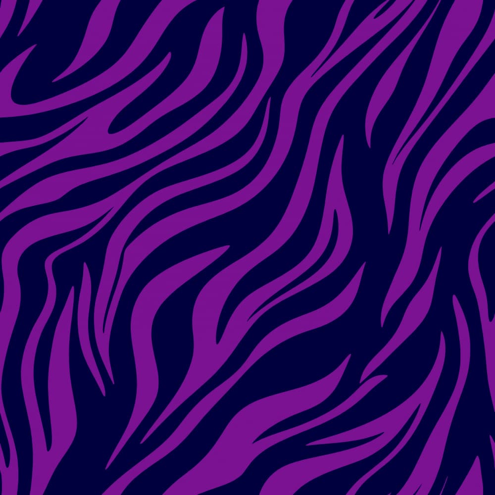 Vibrant Purple Zebra Stripes by Bilge Paksoylu — canvas wall art
