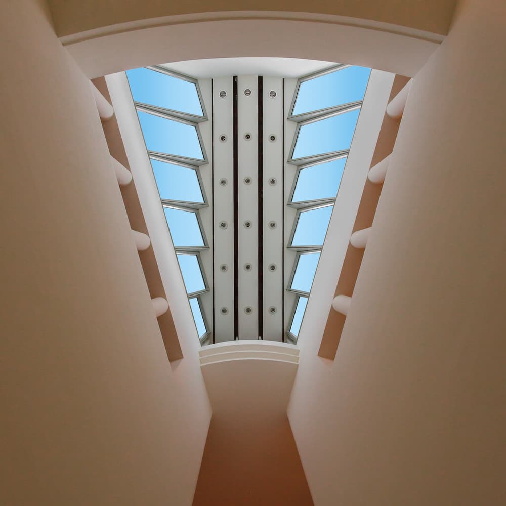 Modern Architectural Skylight by Rolf Endermann — canvas wall art
