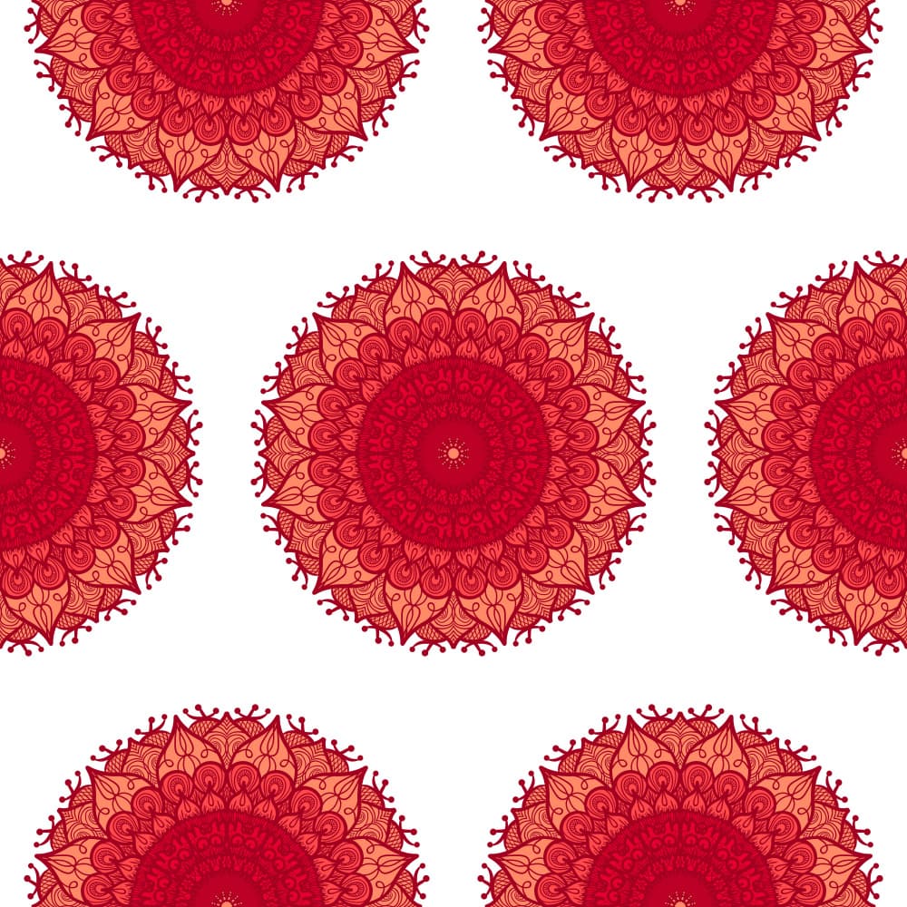 Vibrant Floral Mandalas by Marika Barsrsind — canvas wall art