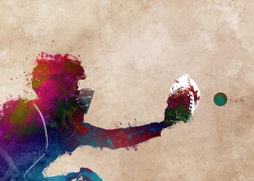 Baseball Sport Art 7 by Justyna Jaszke — canvas wall art