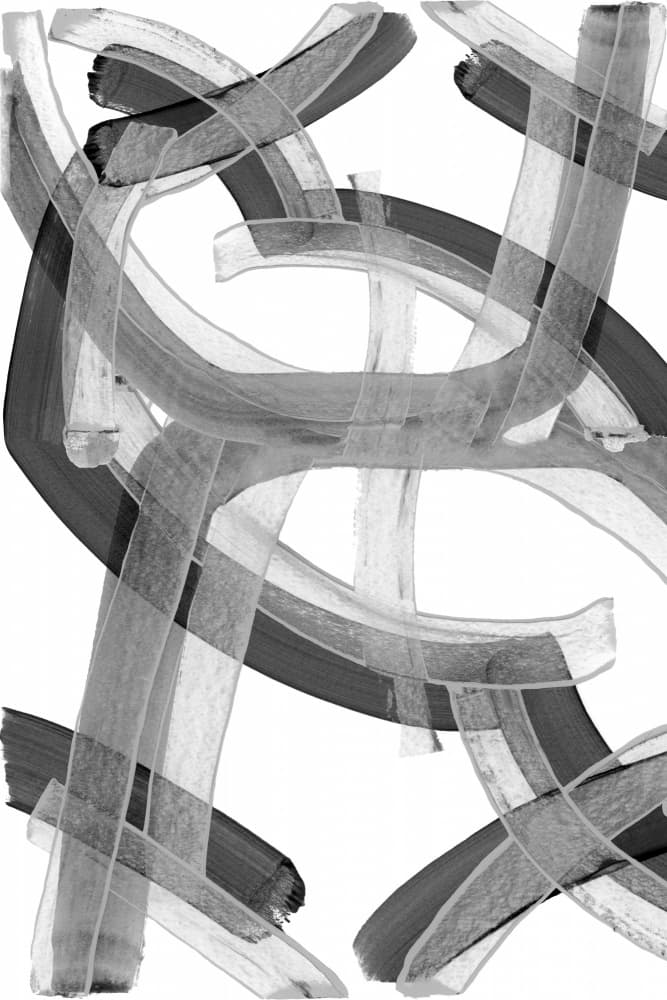 Abstract Flowing Strokes by cartissi — canvas wall art