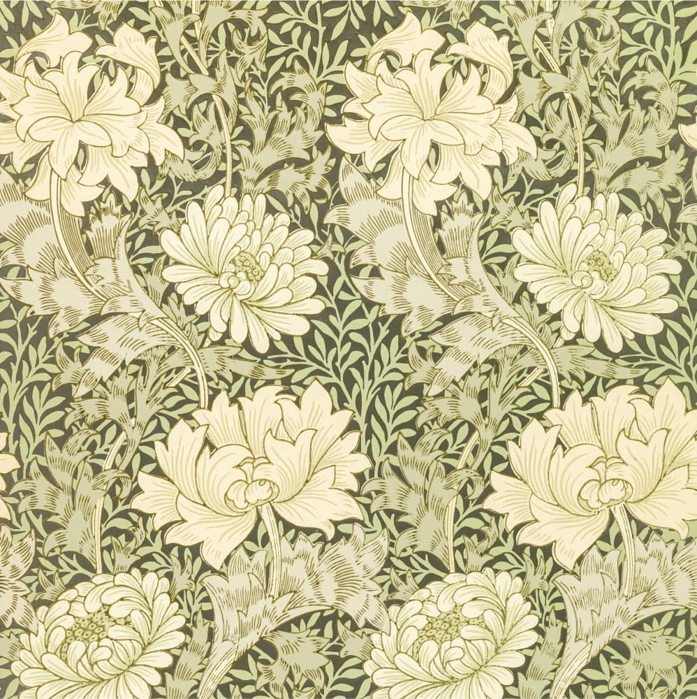 Floral Green by William Morris — canvas wall art
