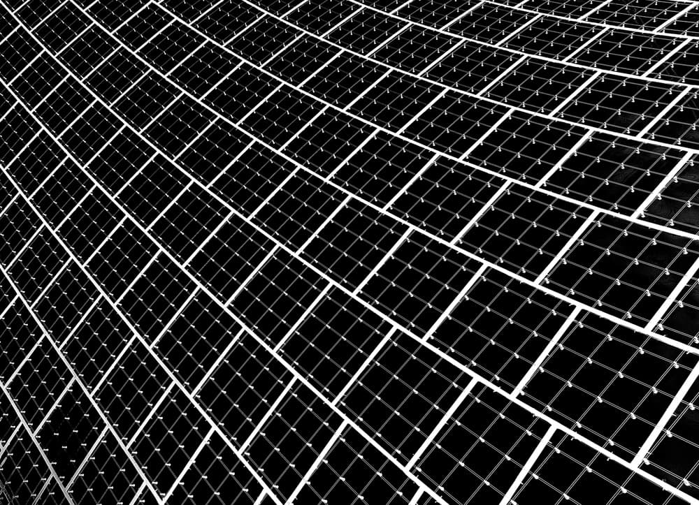Geometric Solar Grid by Roberto Parola — canvas wall art