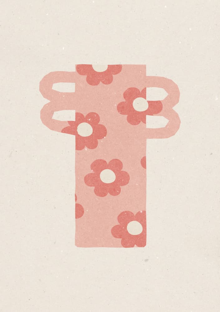 Vase 1 by NKTN — canvas wall art