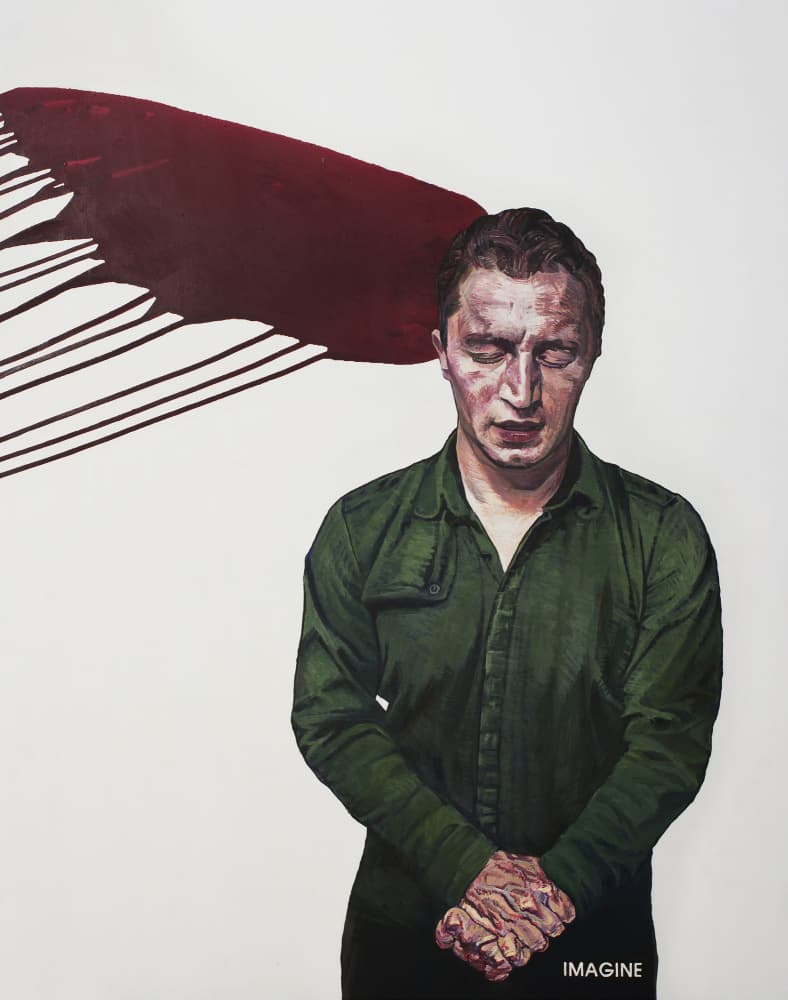 Contemplative Man Imagine by Anton Terziev — canvas wall art