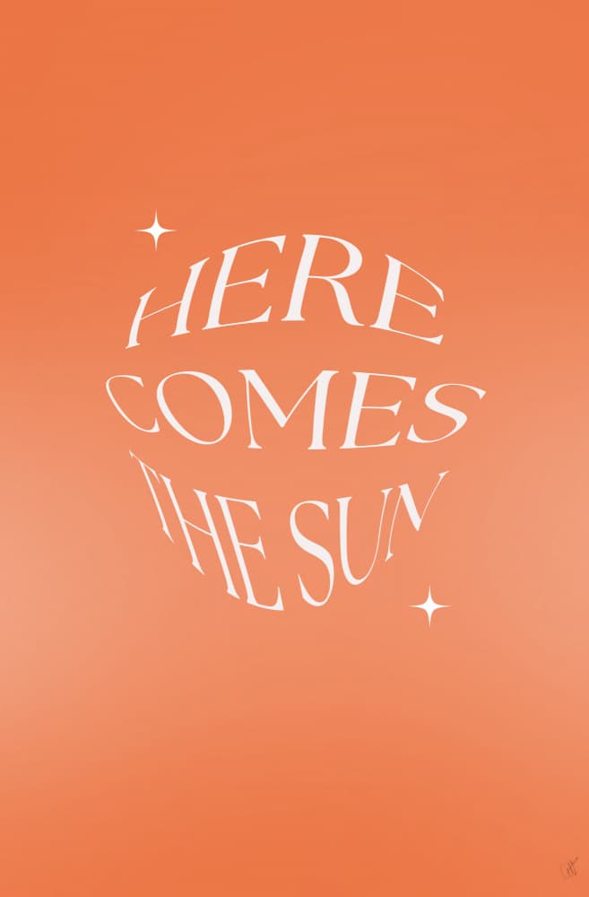 Here Comes The Sun by Anne-Marie Volfova — canvas wall art