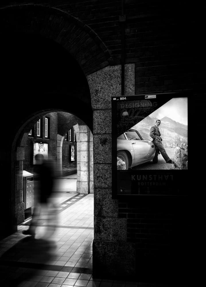 Moody Arches Vintage Car by Greetje van Son — canvas wall art