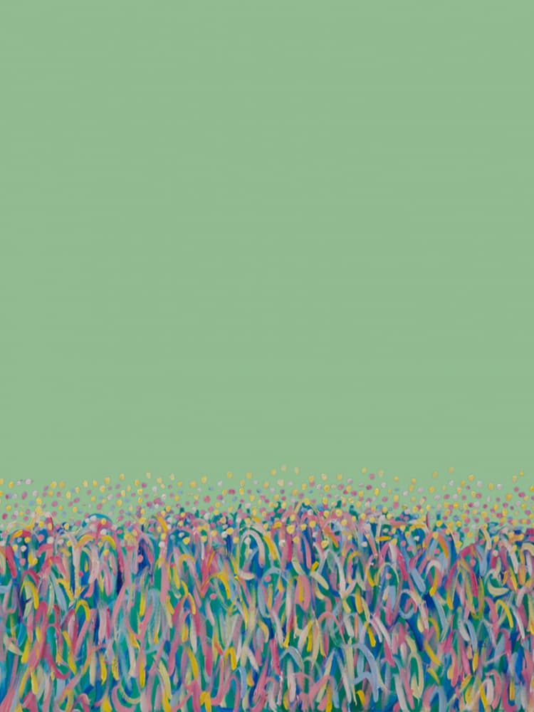 Colorful Pastel Field by Helen Joynson — canvas wall art