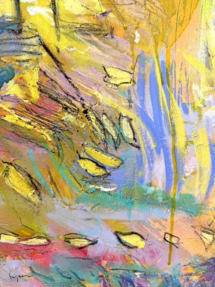 Vibrant Whirlwind by Dorothy Fagan — canvas wall art