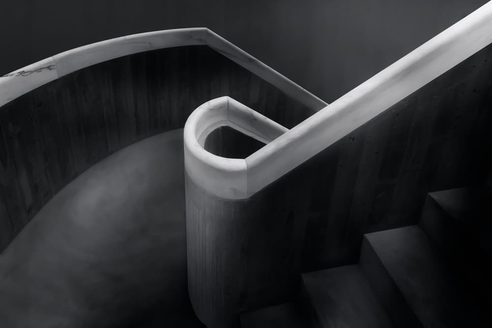 Elegant Staircase Design by Olavo Azevedo — canvas wall art