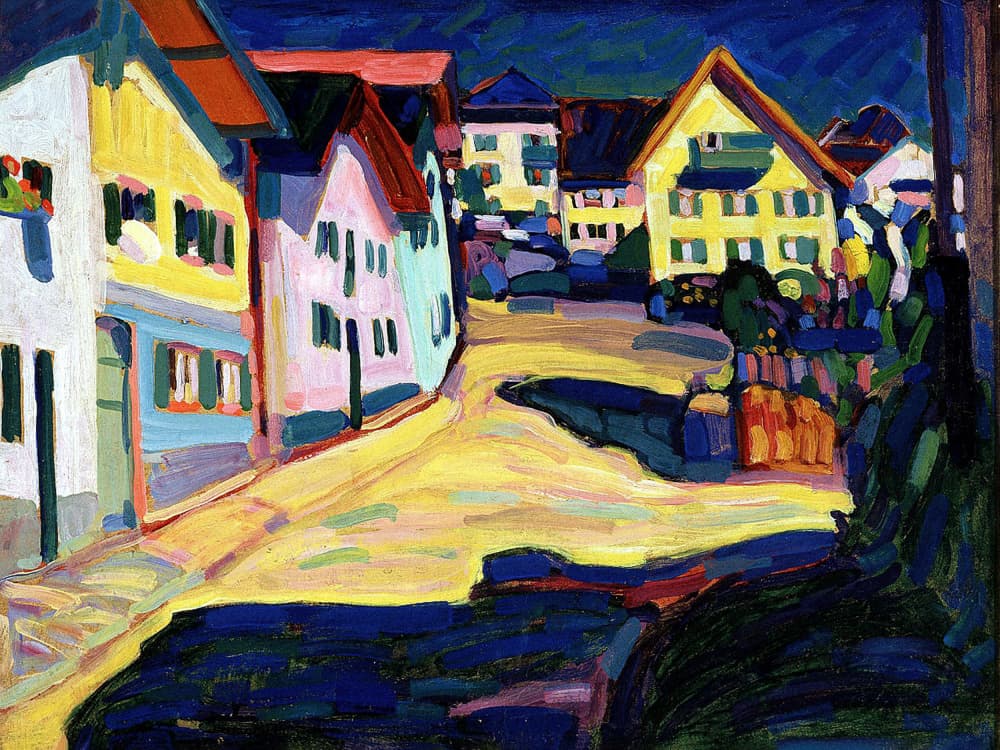 Murnau, Burggrabenstrasse 1 (1908) by Wassily Kandinsky — canvas wall art