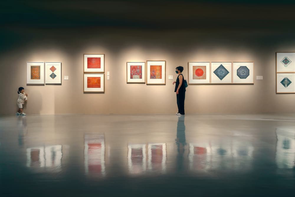 Art Gallery Reflections by MingLun Tsai (蔡明倫) — canvas wall art