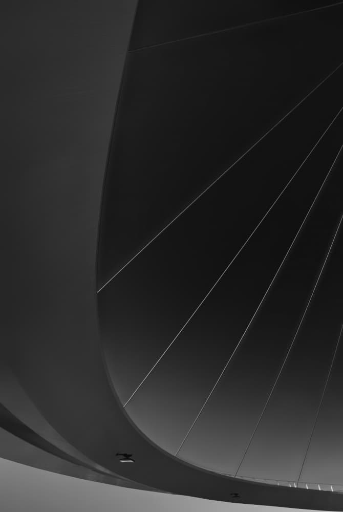 Modern Architectural Curves by Greetje van Son — canvas wall art