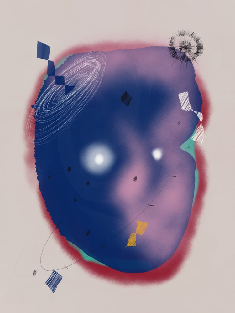 Cosmic Gaze by Little Dean — canvas wall art