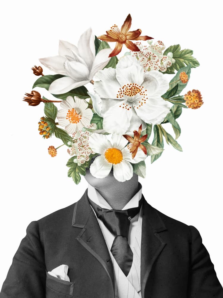 The Man In My Dreams by Marja van den Hurk — canvas wall art