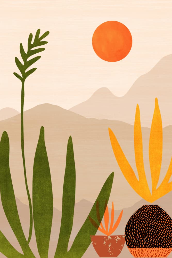 Sunset Gazing by Kristian Gallagher — canvas wall art