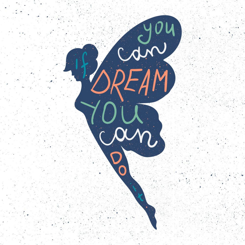 Dream And Do Fairy by Marika Barsrsind — canvas wall art