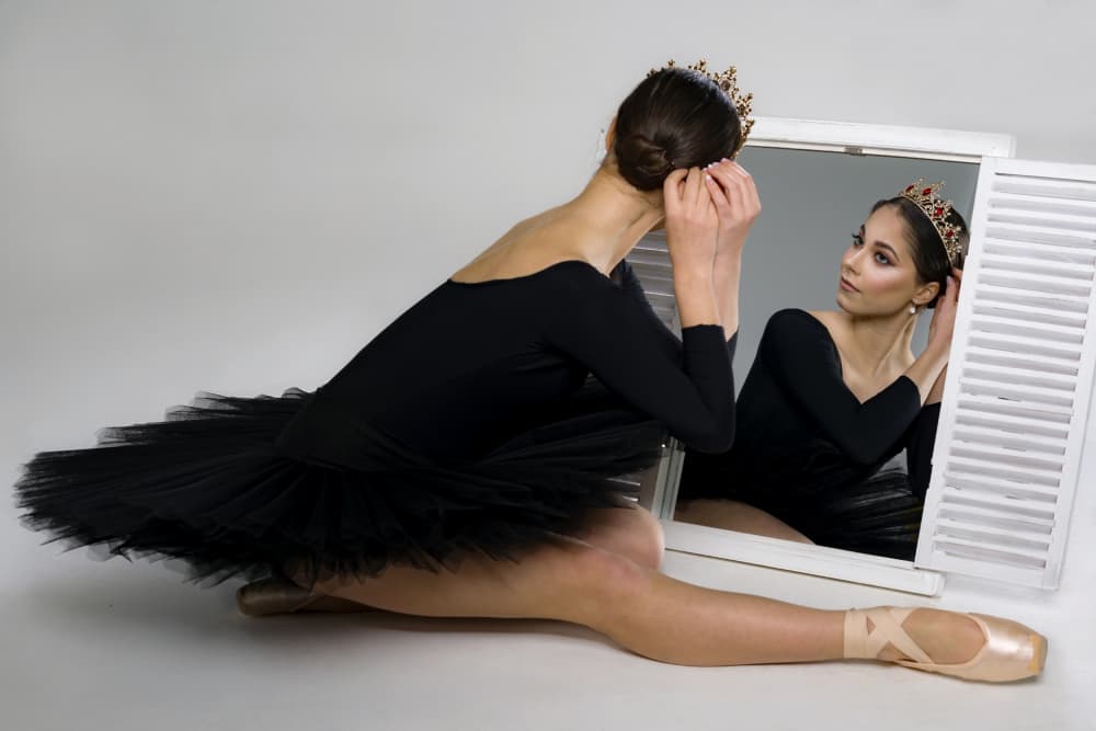 Ballerina Crown Reflection by Aneta Nikolova — canvas wall art
