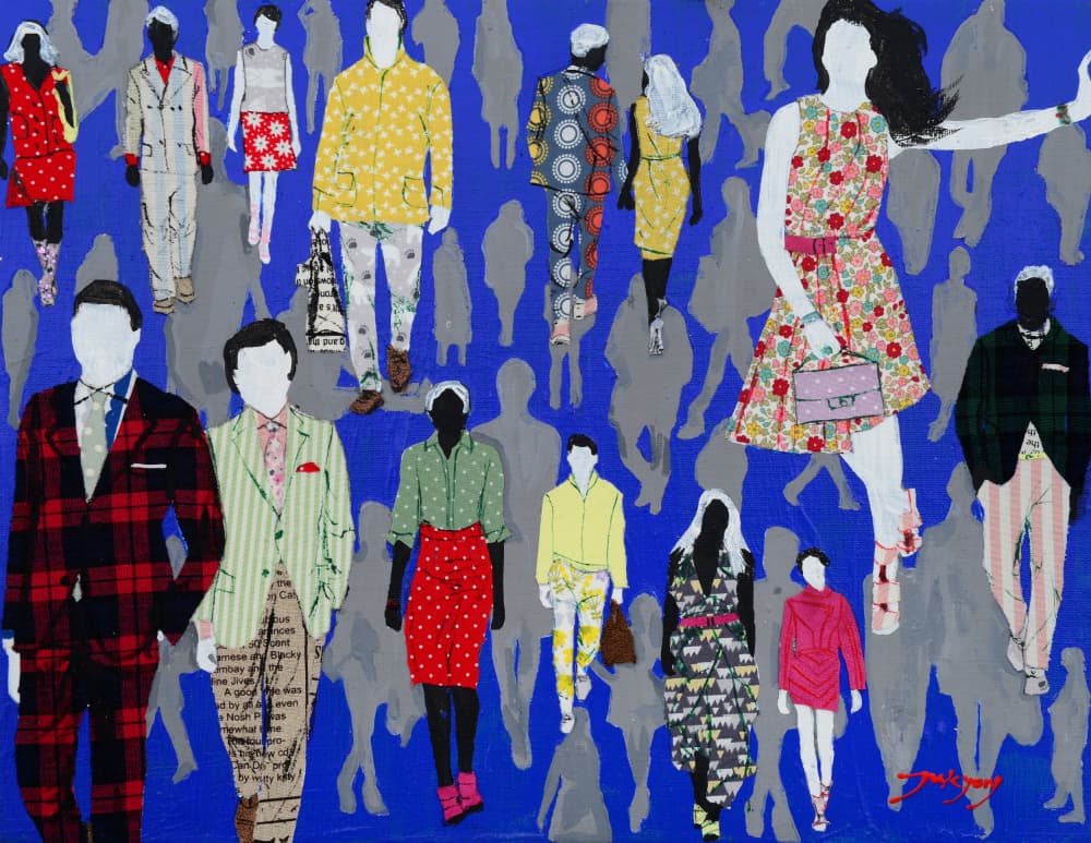 Colorful Urban Style by Jukyong Park — canvas wall art