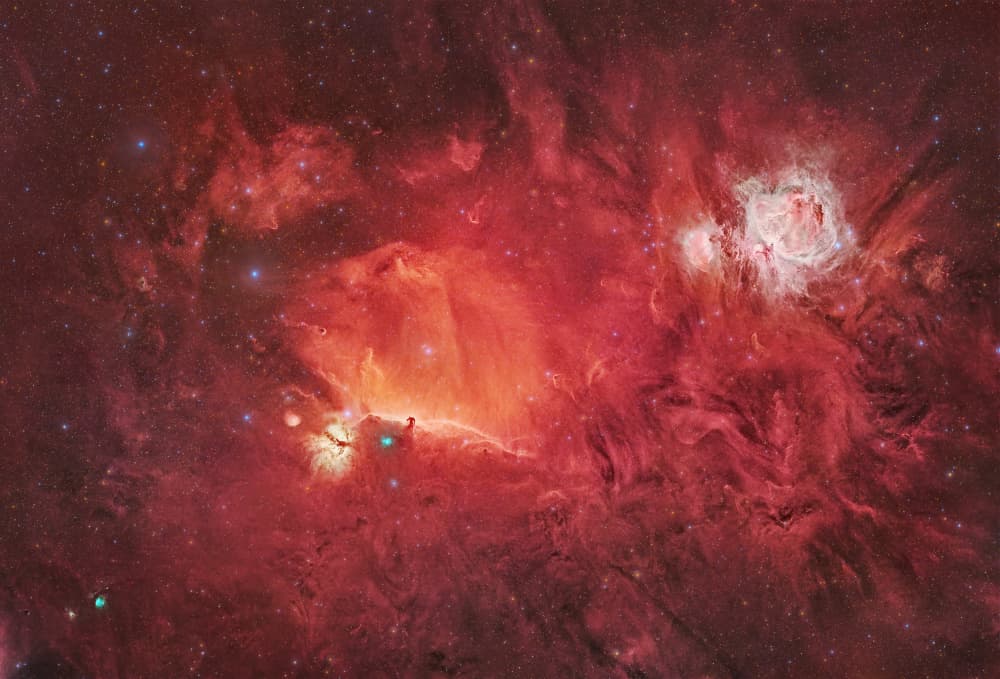 Deep Space Nebula by Rosa María Rodríguez — canvas wall art