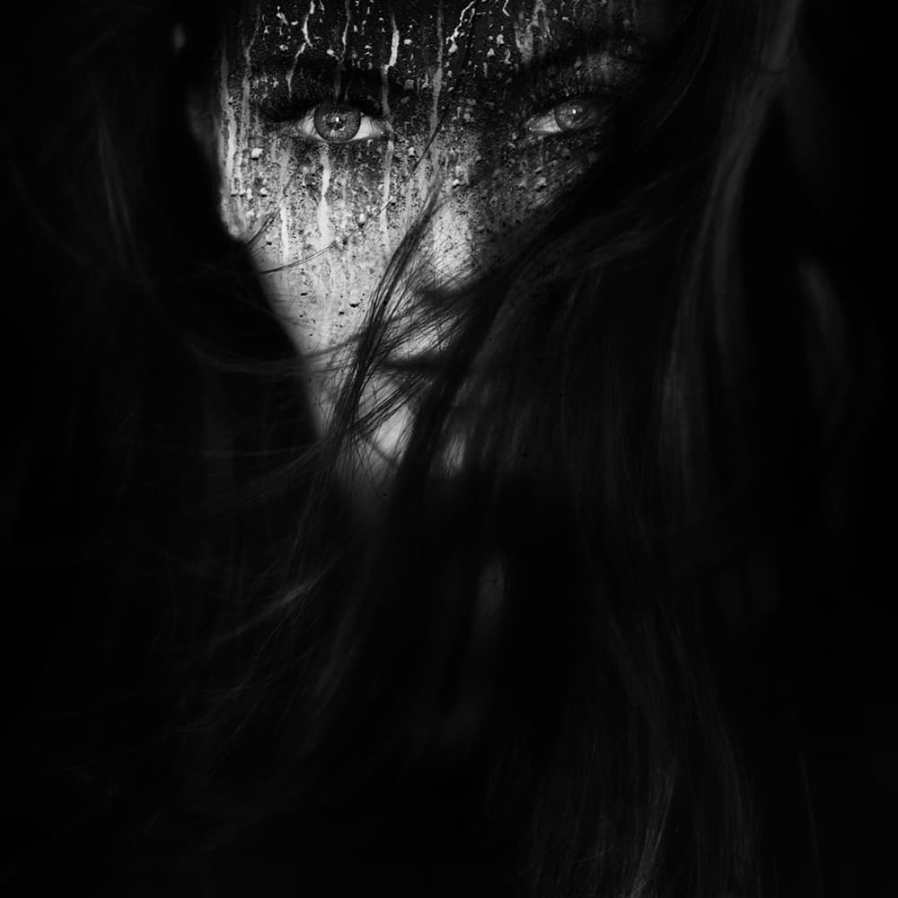 Mysterious Wet Portrait by Hari Sulistiawan — canvas wall art