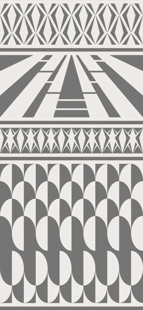 Art Deco Geometric Patterns by Annick — canvas wall art