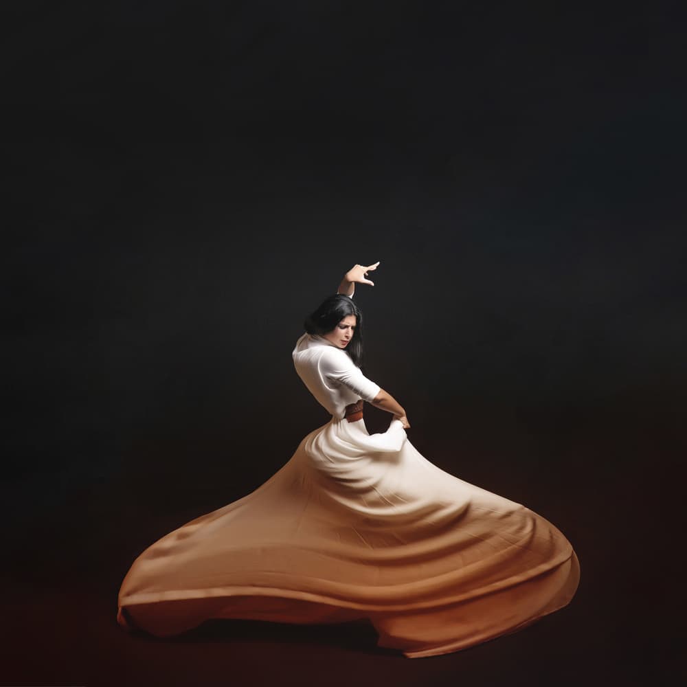 Graceful Dance Flow by Moein Hasheminasab — canvas wall art