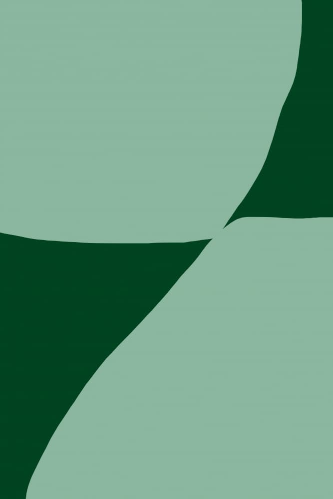 Organic Green Flow by Treechild — canvas wall art