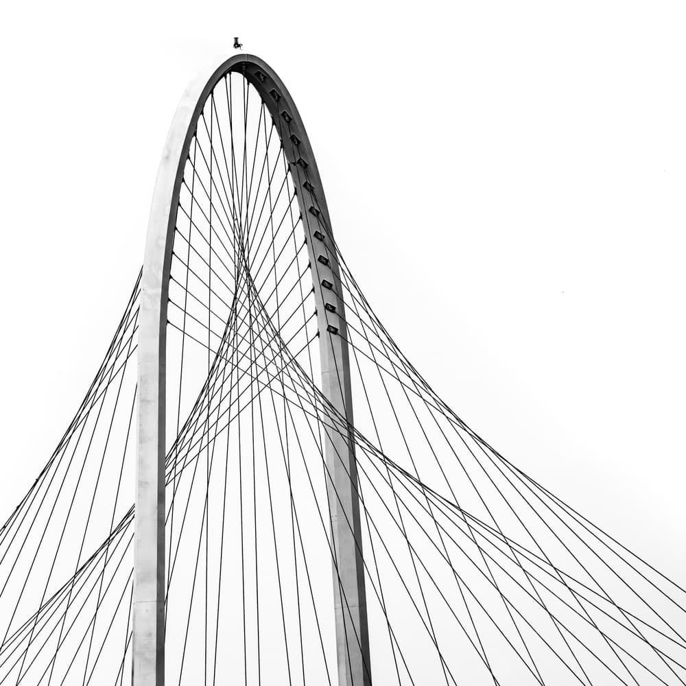 Soaring Bridge Arch by Franco Tessarolo — canvas wall art
