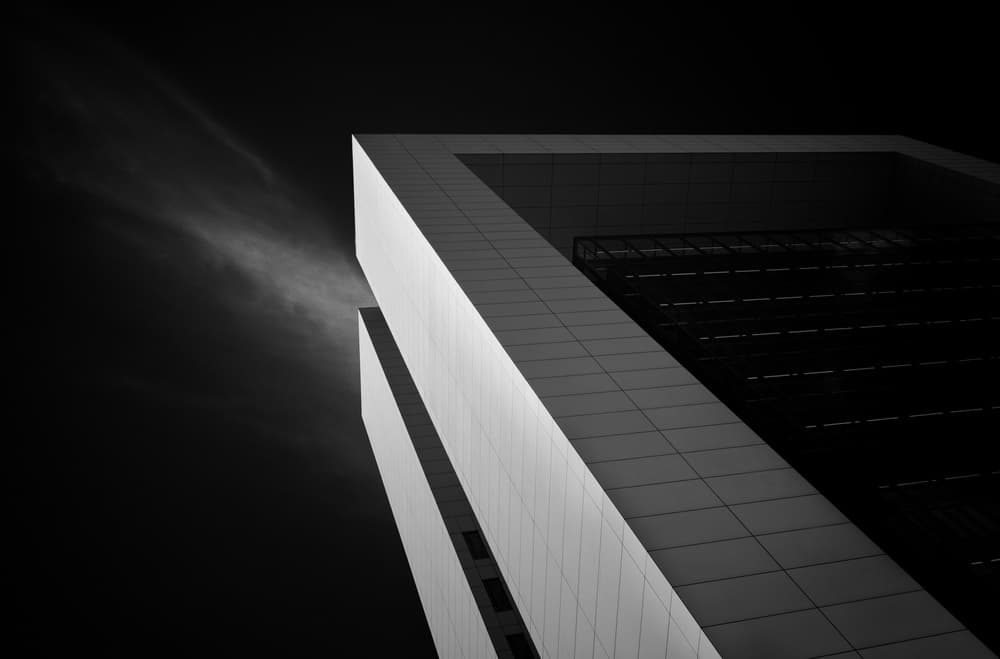 Modern Building Geometry by Jeroen van de Wiel — canvas wall art