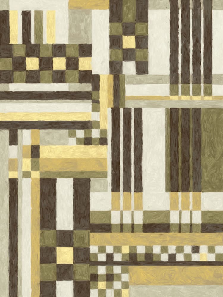 Abstract composition 24 by NKTN — canvas wall art