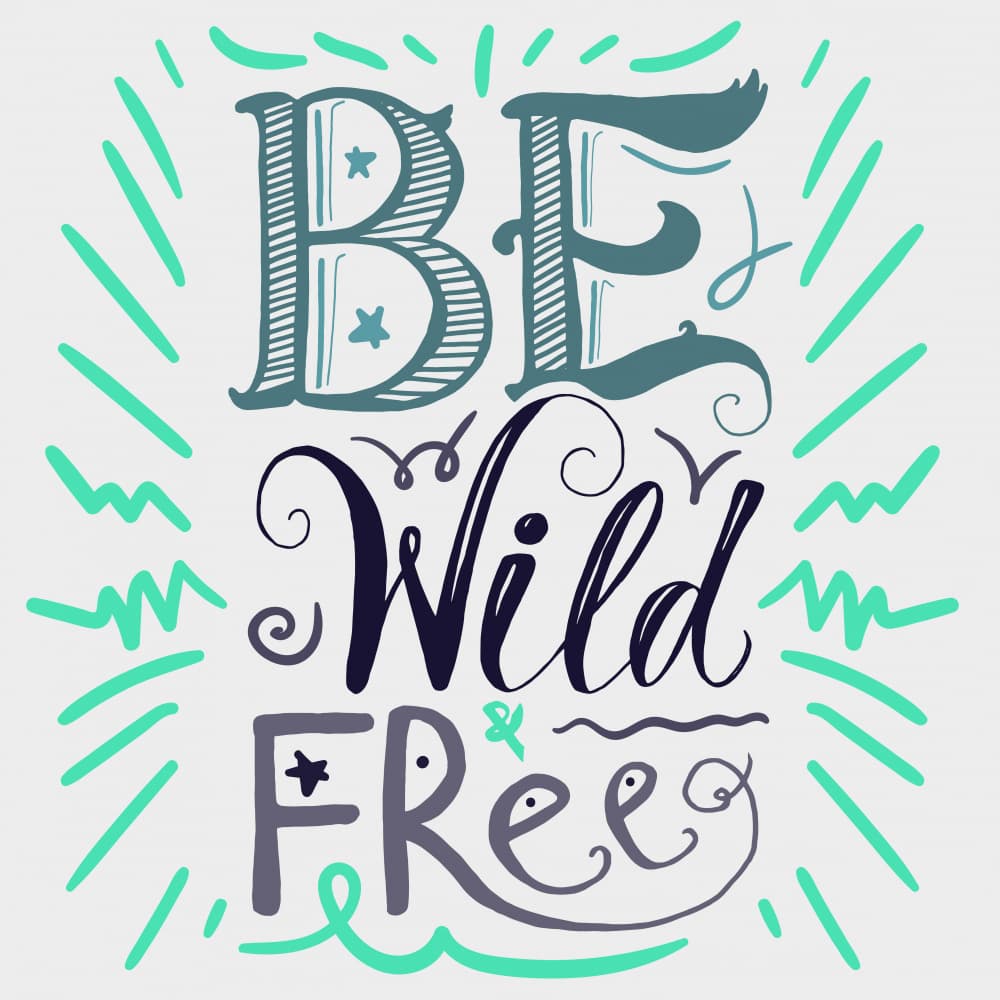 Be Wild And Free by Marika Barsrsind — canvas wall art