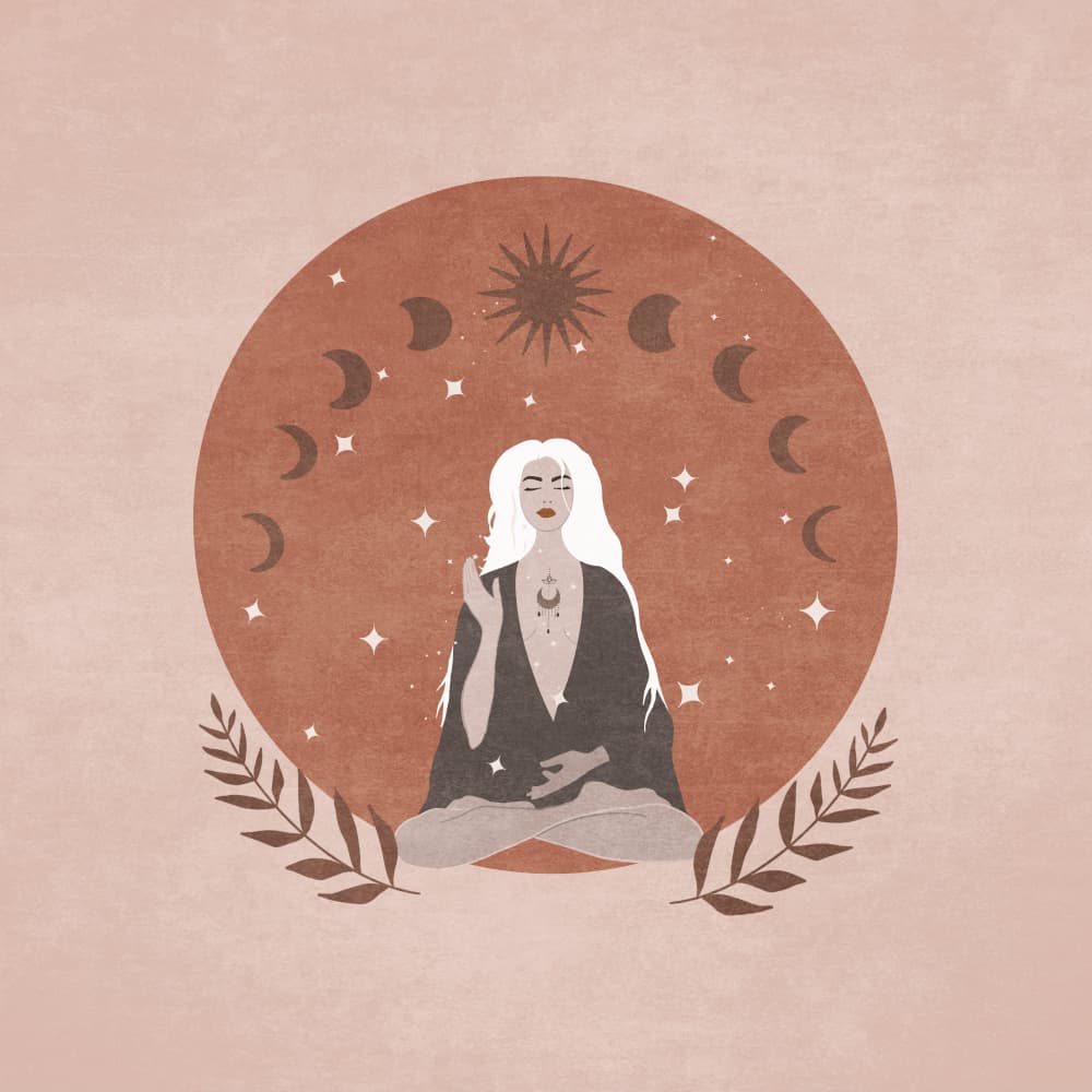 Lunar Serenity by Emel Tunaboylu — canvas wall art