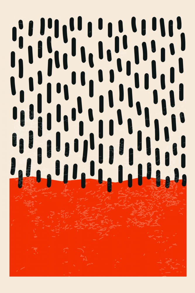 Abstract Rain Drops by jay stanley — canvas wall art
