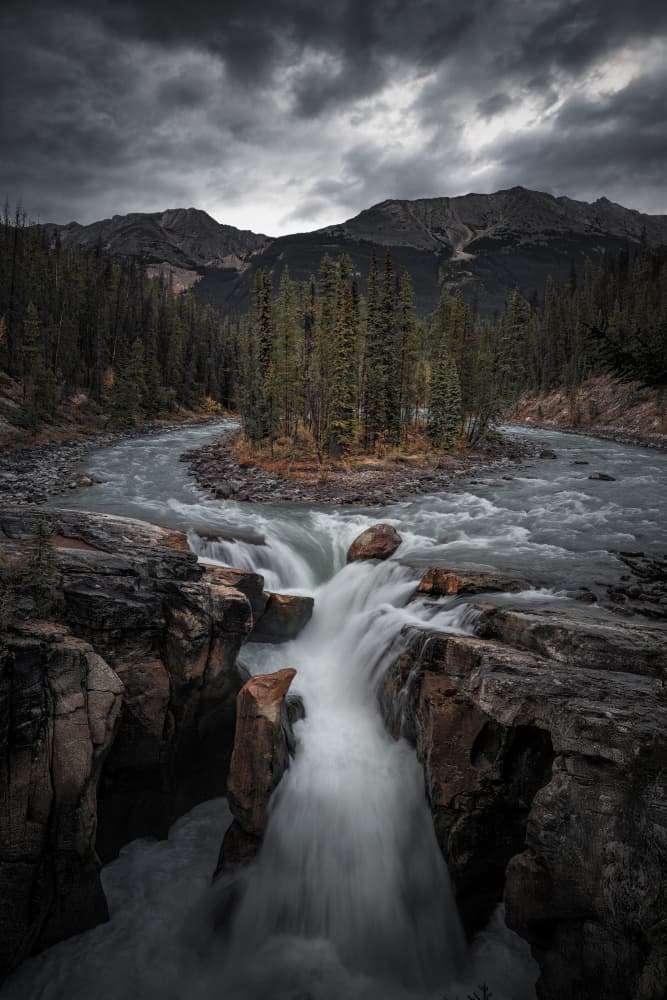 Wild River Waterfall by Chao Feng 天馬 — canvas wall art