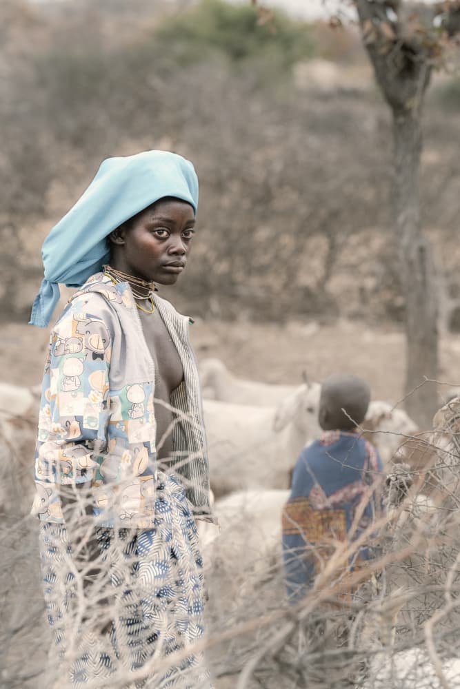African Woman's Gaze by Trevor Cole — canvas wall art