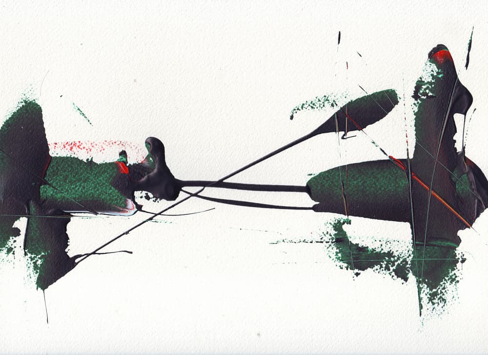 Bold Green Expression by Rafal Kulik — canvas wall art