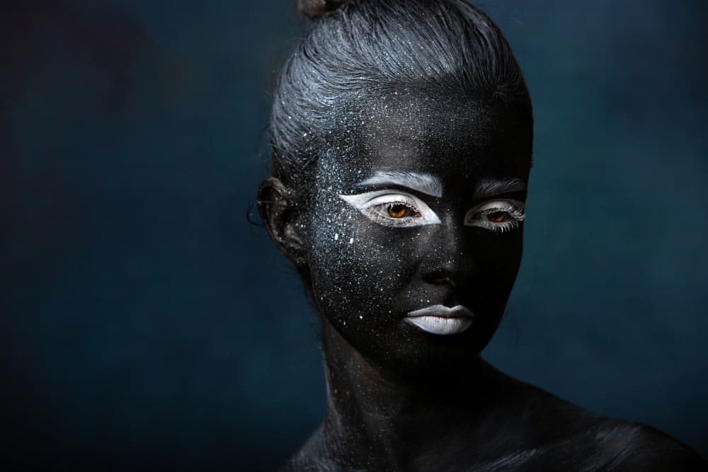 Ethereal Galaxy Woman by Mihai Bogdan R — canvas wall art