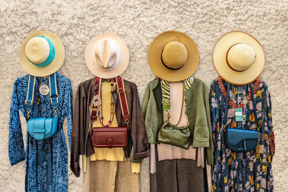 Chic Summer Outfits by Gilbert Claes — canvas wall art