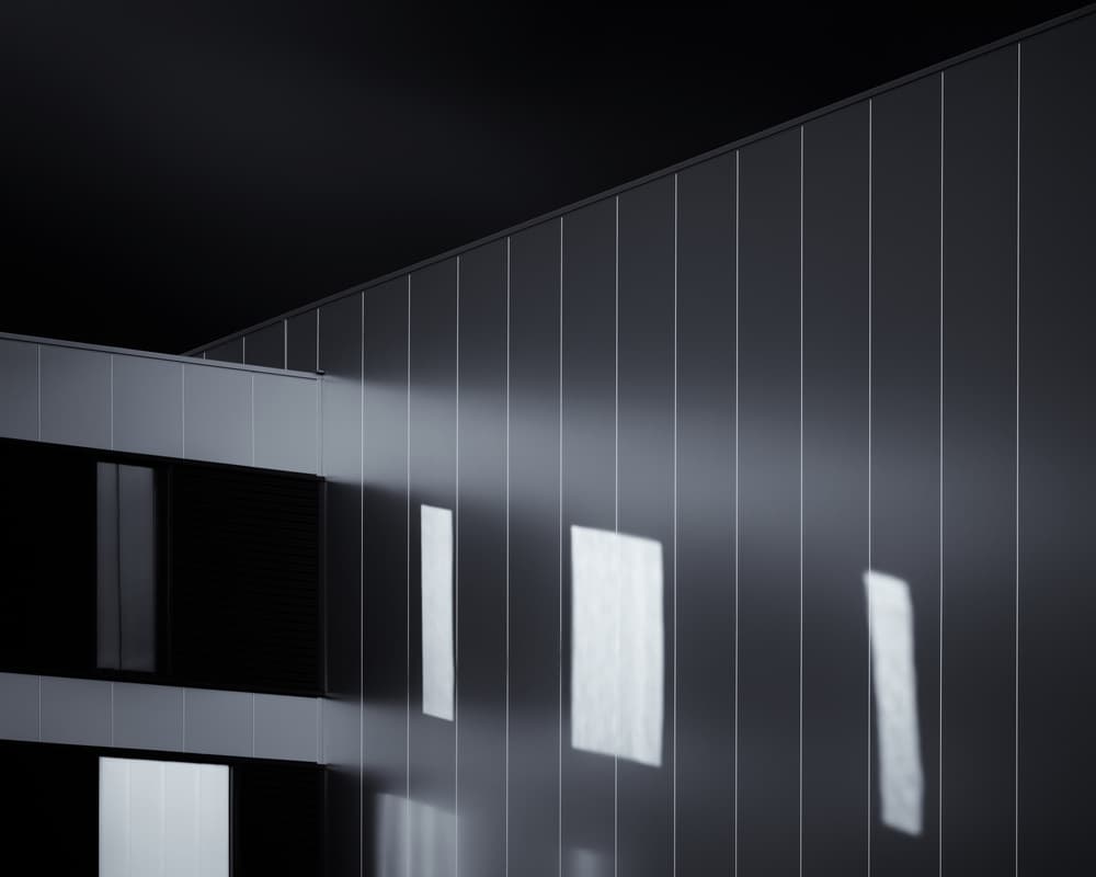 Dark Urban Geometry by Jeroen van de Wiel — canvas wall art