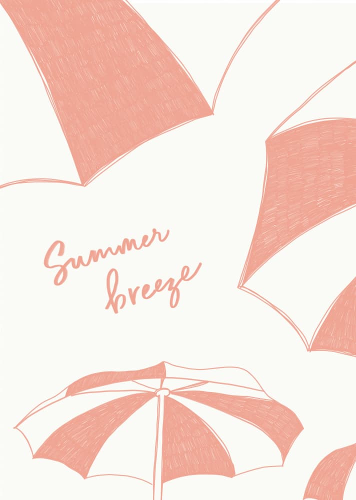 Summer Breeze Umbrellas by Rio Soléy — canvas wall art