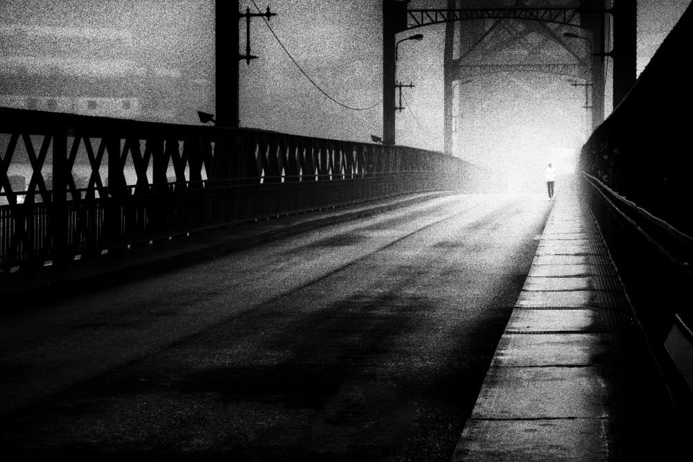 Solitary Walk Into Light by Rui Correia — canvas wall art