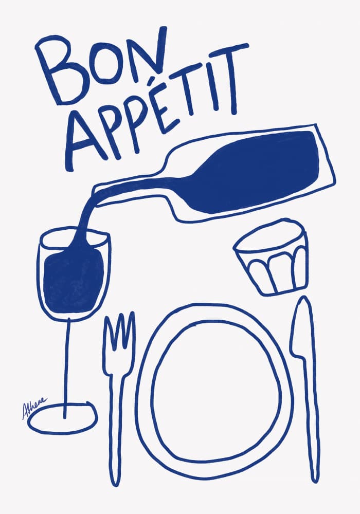 Bon Appetit by Athene Fritsch — canvas wall art