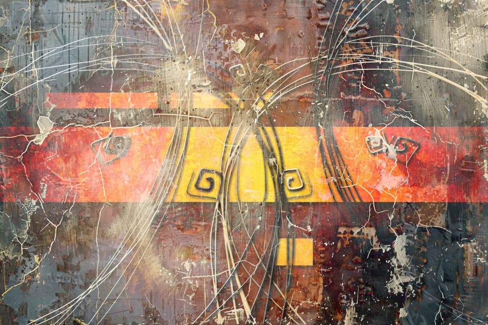 Vibrant Abstract Textures by Rafal Kulik — canvas wall art