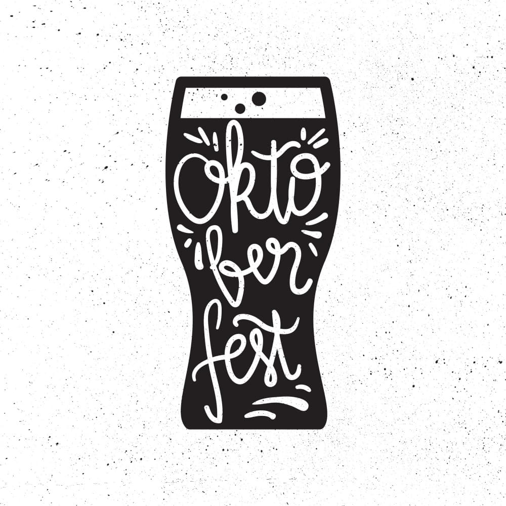 Oktoberfest Beer Glass by Marika Barsrsind — canvas wall art