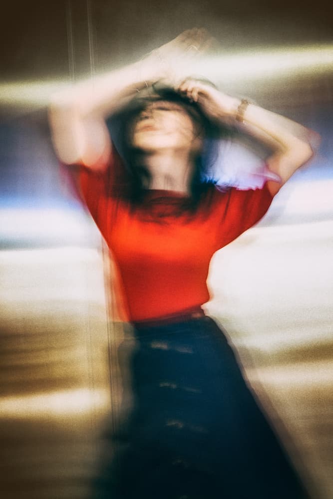 Woman In Motion Blur by Daisuke Kiyota — canvas wall art