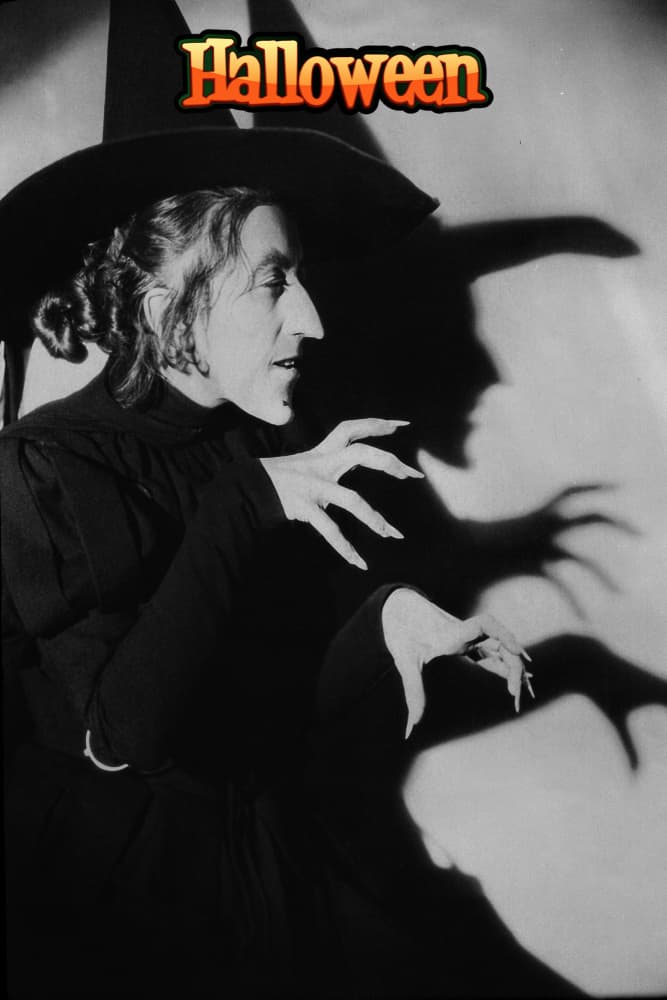 Classic Witch Shadow by The Art Concept — canvas wall art