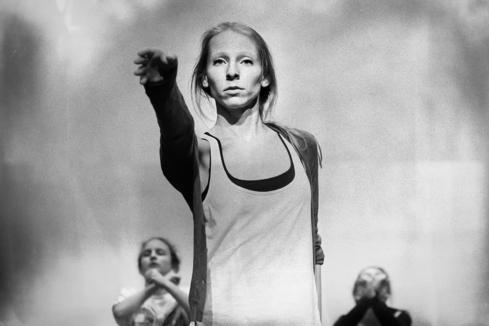 Intense Dance Movement by Hilde Ghesquiere — canvas wall art