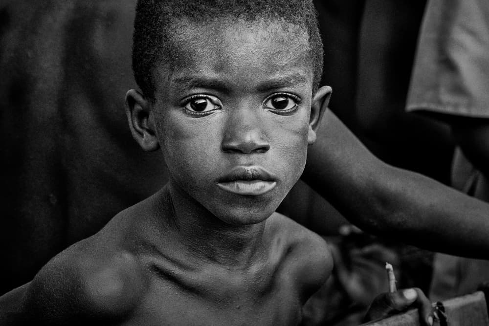 Intense Young Gaze by Joxe Inazio Kuesta Garmendia — canvas wall art